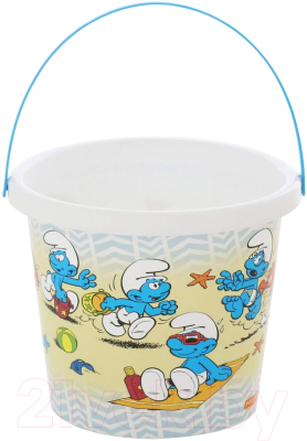 Ведерко для игры в песочнице Полесье Смурфики-1 / 65100