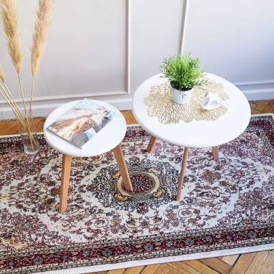 Журнальный столик Domm СТ1003-2 (белый)