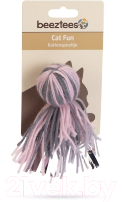Игрушка для кошек Beeztees Octy Шерстяной мяч-осьминог / 440681