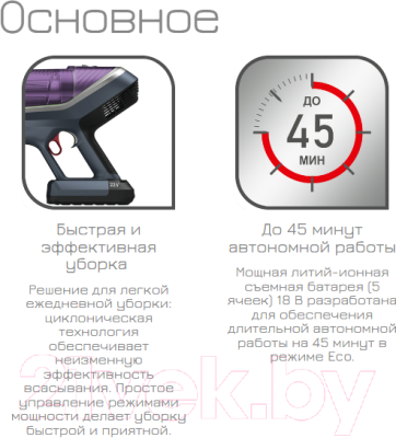 Вертикальный пылесос Tefal TY6838WO