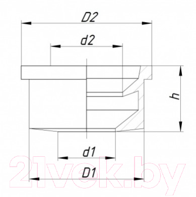Манжета переходная для внутренней канализации Ostendorf Ду 40x30 A / 881200