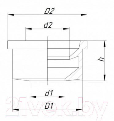 Манжета переходная для внутренней канализации Ostendorf Ду 40x30 B / 881210