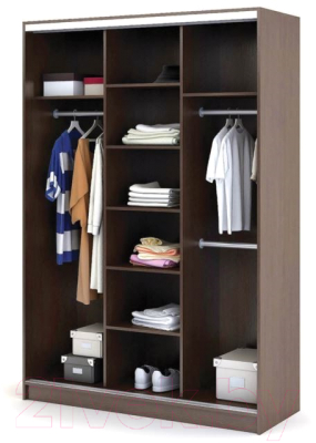 Шкаф-купе Стендмебель Альянс 1.5 (венге)