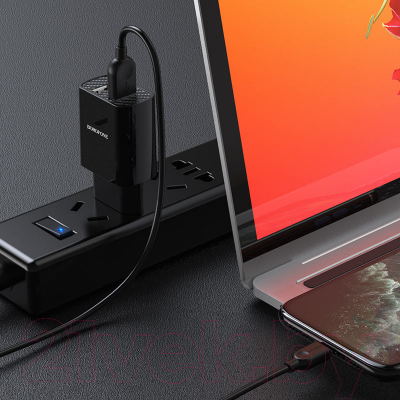 Зарядное устройство сетевое Borofone BA53A + кабель AM-8pin Lightning / 6931474739155