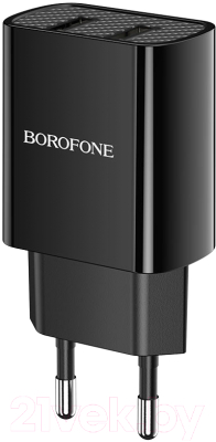 Зарядное устройство сетевое Borofone BA53A + кабель AM-8pin Lightning / 6931474739155