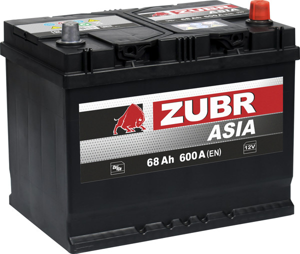 Автомобильный аккумулятор Zubr Asia R+ - фото