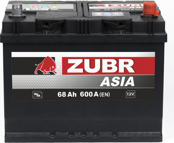 Автомобильный аккумулятор Zubr Asia R+