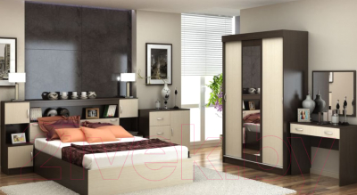 Зеркало Стендмебель Басса ЗР-551 (венге)