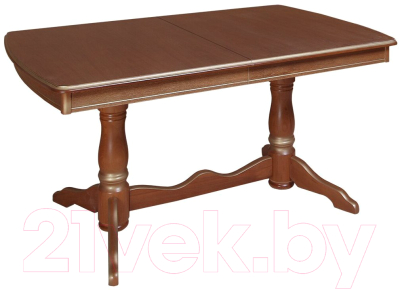 Обеденный стол ТехКомПро Нарцисс БП / 121220 (дуб/тон 25) - фото