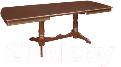 Обеденный стол ТехКомПро Нарцисс БП / 121220 (дуб/тон 25)