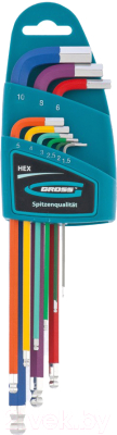 Набор ключей Gross Hex 16400