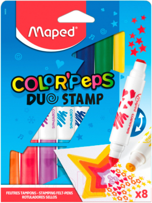 Фломастер-штамп Maped Color Peps Duo Stamps / 846808 - фото