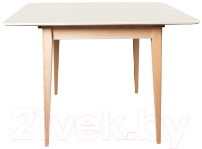 Обеденный стол ТехКомПро Арека ПР 740 / 74x74-104 / 121374 (дуб/тон 1/тон подстолья 2/ножка 7)