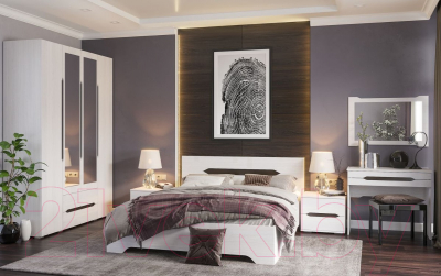 Зеркало Стендмебель Валенсия ЗР-011 (ясень анкор)