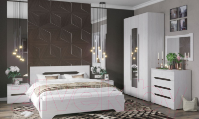 Зеркало Стендмебель Валенсия ЗР-011 (ясень анкор)