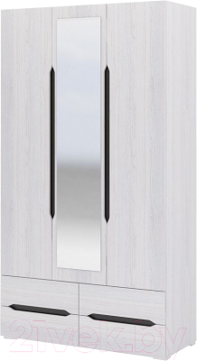 Шкаф Стендмебель Валенсия ШК-013 (ясень анкор) - фото