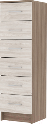 Комод Стендмебель Гармония КМ-602 (ясень шимо светлый/ясень шимо темный) - фото