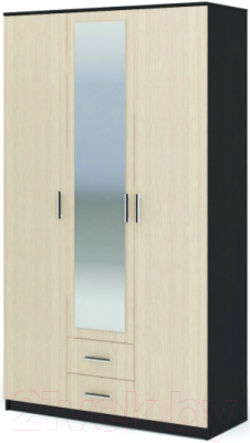 Шкаф Стендмебель Гармония ШК-601-М (дуб белфорт/венге) - фото