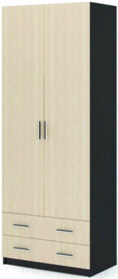 Шкаф Стендмебель Гармония ШК-603-М (дуб белфорт/венге) - фото