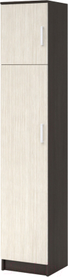 Шкаф-пенал Стендмебель Машенька ПН-204 (дуб белфорт/венге) - фото