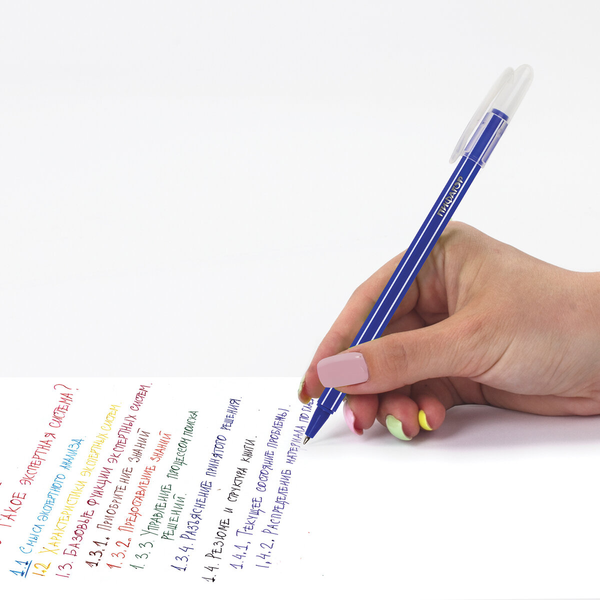 Набор шариковых ручек Пифагор Веселые зверята / 143338