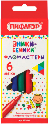 Фломастеры Пифагор Эники-беники / 151400 - фото