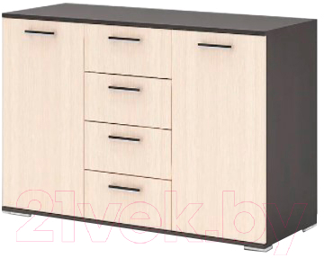 Тумба Стендмебель №2 (дуб белфорт/венге) - фото