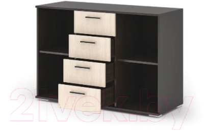 Тумба Стендмебель №2 (дуб белфорт/венге)