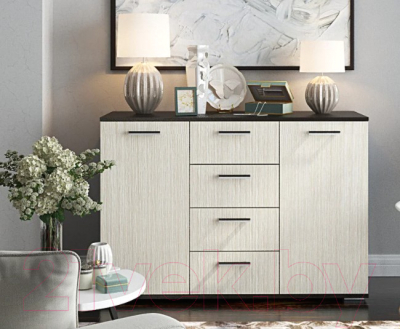 Тумба Стендмебель №2 (дуб белфорт/венге)