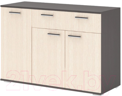Тумба Стендмебель №4 (дуб белфорт/венге) - фото