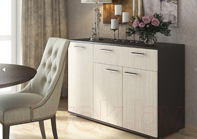 Тумба Стендмебель №4 (дуб белфорт/венге)