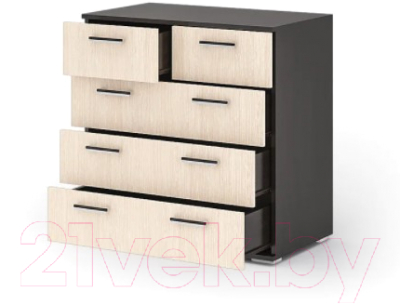 Комод Стендмебель №5 (дуб белфорт/венге)
