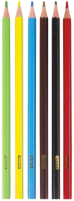 Набор цветных карандашей Пифагор Лесные Жители/ 181333