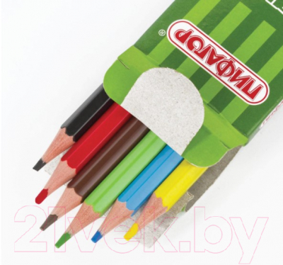 Набор цветных карандашей Пифагор Лесные Жители/ 181333