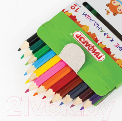 Набор цветных карандашей Пифагор Малыши-Карандаши / 181344