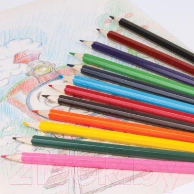 Набор цветных карандашей Пифагор Эники-Беники / 181346