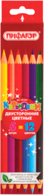 Набор цветных карандашей Пифагор 181366 - фото