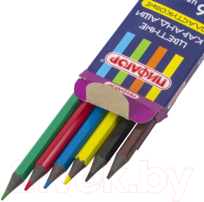 Набор цветных карандашей Пифагор Сказочный Город/ 181582