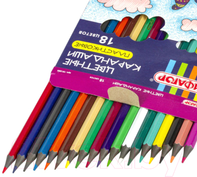 Набор цветных карандашей Пифагор Сказочный Город / 181584