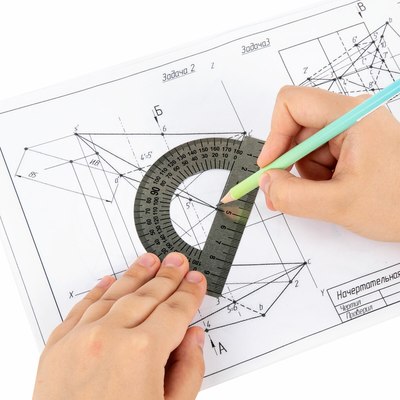 Транспортир Пифагор 210637