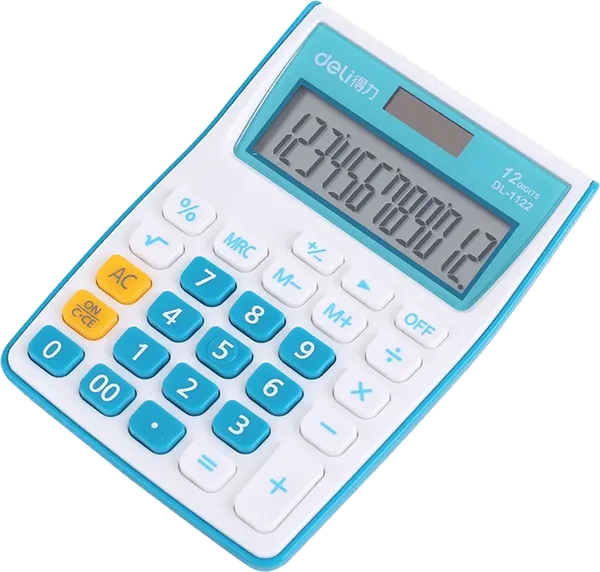 Калькулятор Deli E1122