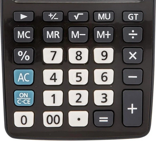 Калькулятор Deli E1238black