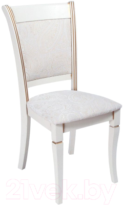 Стул ТехКомПро СМ 20 / 121126 (бук/тон 1 с золотой патиной/ткань 148) - фото