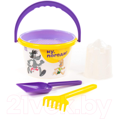 Набор игрушек для песочницы Полесье Ну, погоди! №4 / 83241