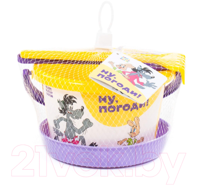 Набор игрушек для песочницы Полесье Ну, погоди! №4 / 83241