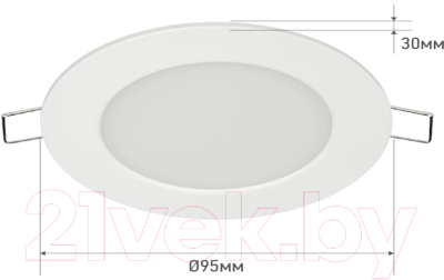 Точечный светильник INhome RLP-VC 6Вт / 4690612023342