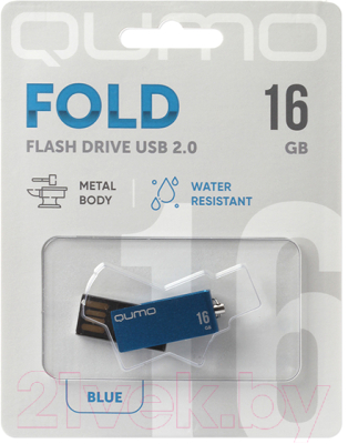 USB flash накопитель Qumo 16GB Fold Blue / QM16GUD-FLD-Blue