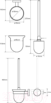 Ершик для унитаза Bemeta Trend-I 104113018