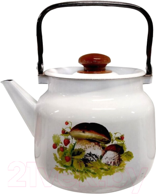 Чайник Лысьвенские эмали Грибная поляна 27134АП2 2713П2/4 - фото