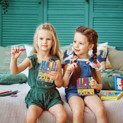 Набор гелевых ручек Юнландия Блестки / 142802